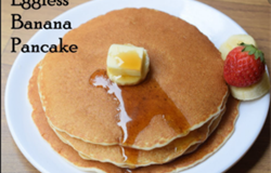 Eggless Banana Pancake Recipe